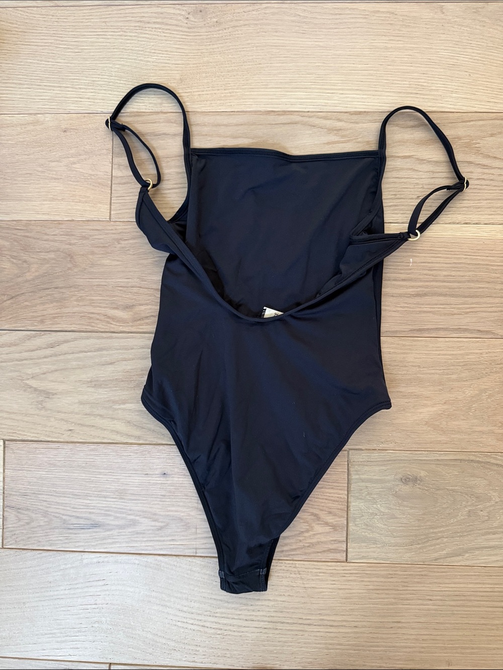 l*space Black One-Piece Swimsuit with Pink & Yellow Floral Print - Picture 3 of 4